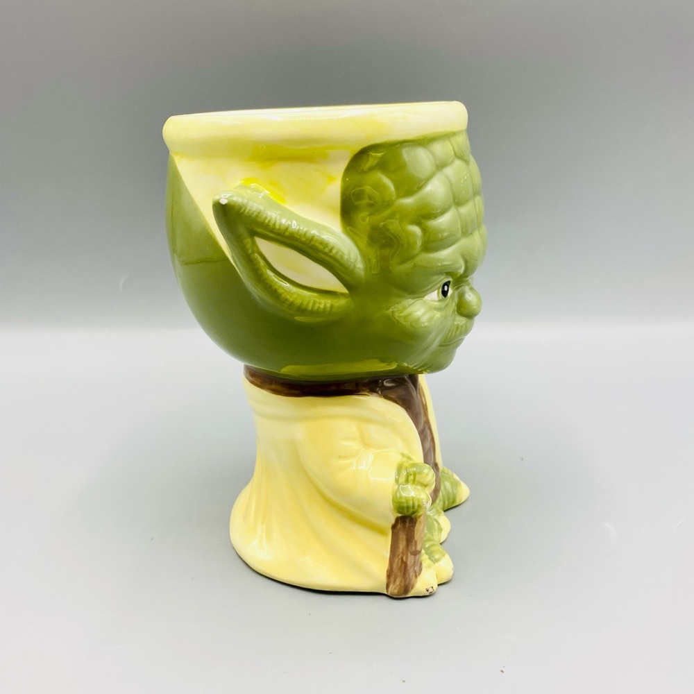 Rare Ceramic 2012 Star Wars Collectible YODA Galerie Goblet Cup Mug - Picture 5 of 8